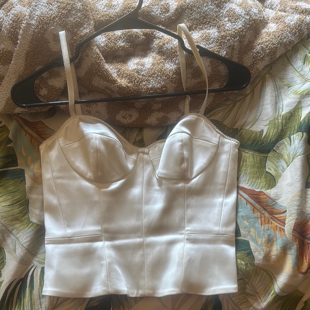 Aritzia Satin Bustier